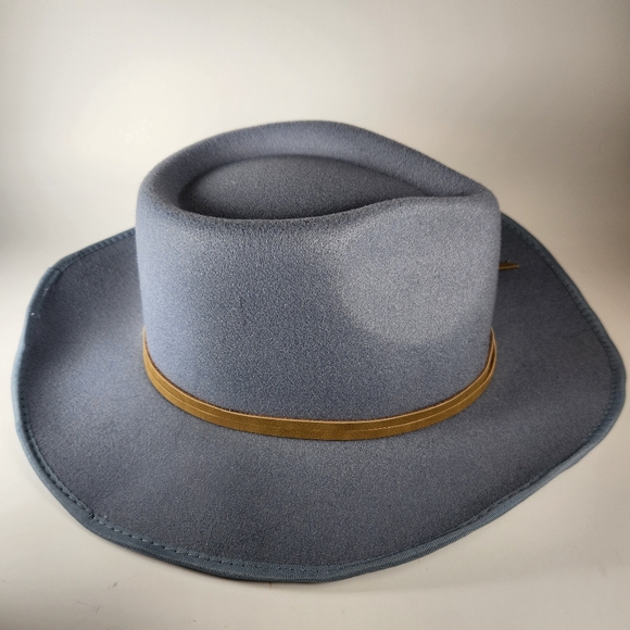 FRYE Cowboy Hat One Size Blue Western - Picture 2 of 11